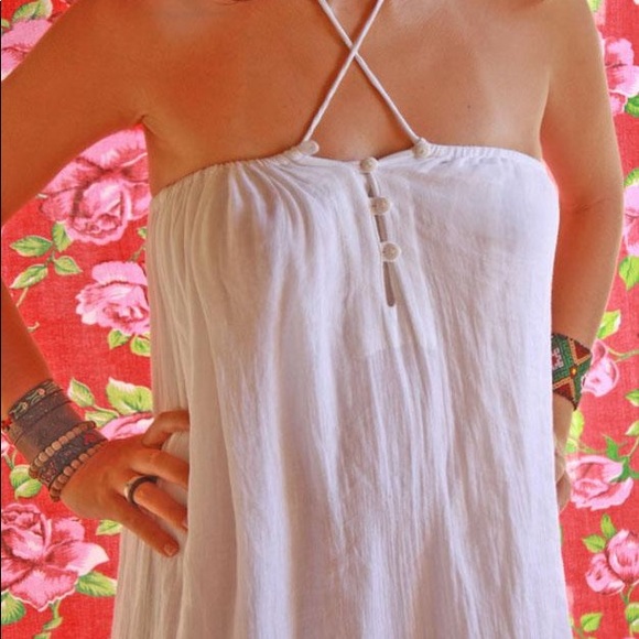 Serena Maxi Mexican Dress Slip Summer Beach Dress - Picture 5 of 12